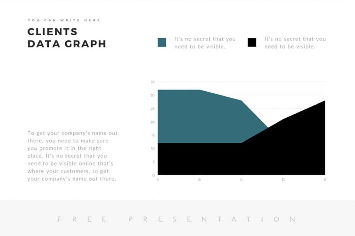 Free Minimal Presentation Template