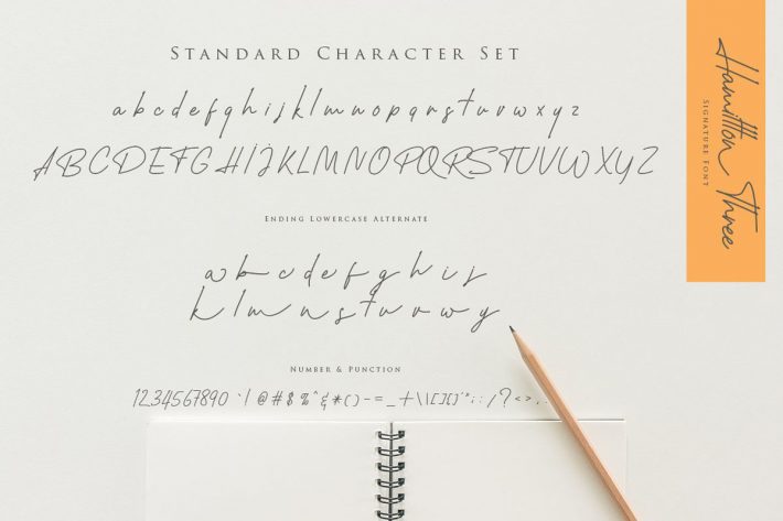Hamillton Signature font