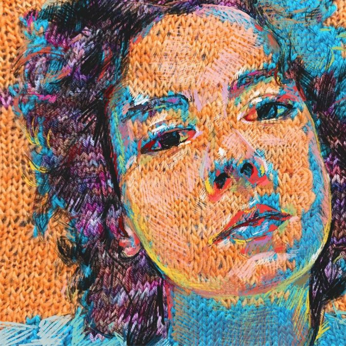 Amazing Knitting Portraits