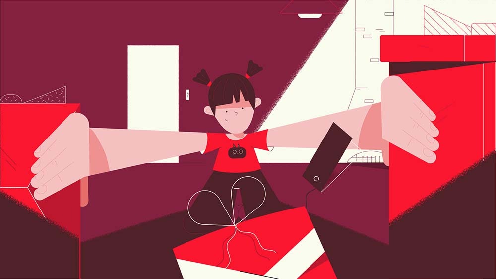 Coca-Cola Xmas Cards Illustration