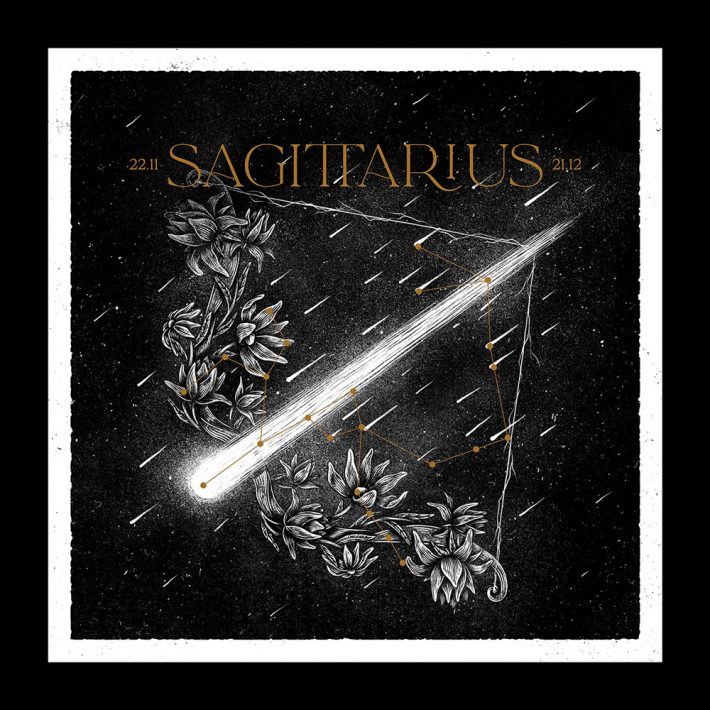 Zodiac Series of Hand Printed Posters