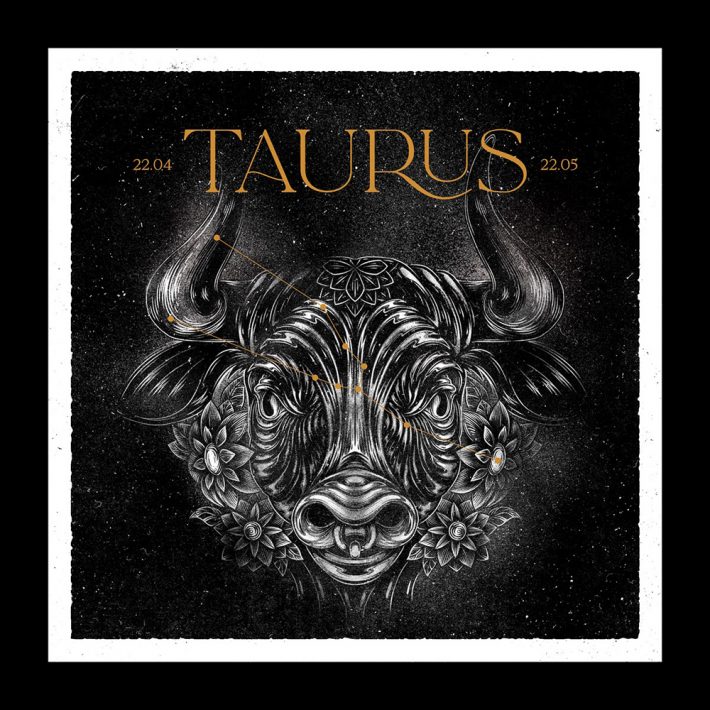 Zodiac Series of Hand Printed Posters