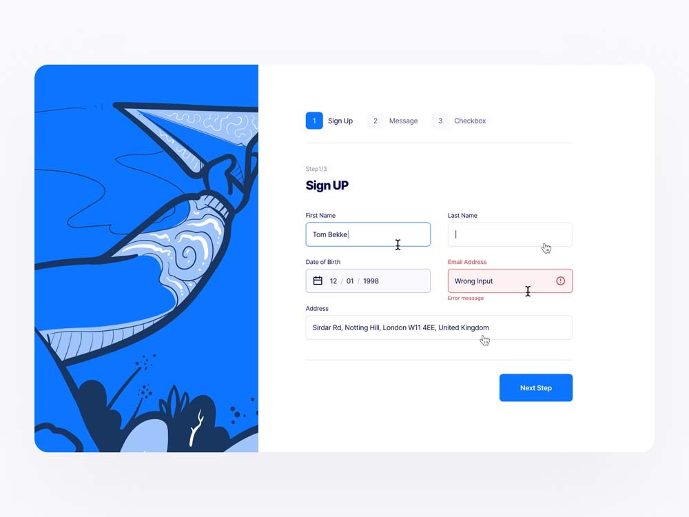 Web Form Design Examples