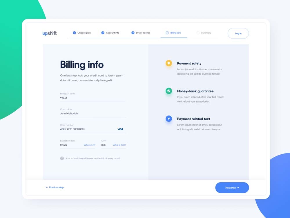 Web Form Design Examples