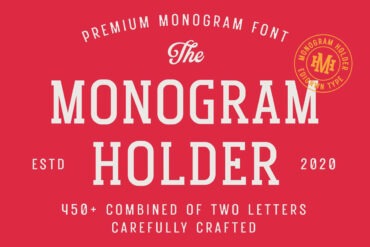 Monogram Holder Font