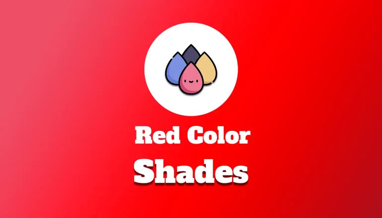 Rediscover the 50 shades of red with Colour Shades Red!