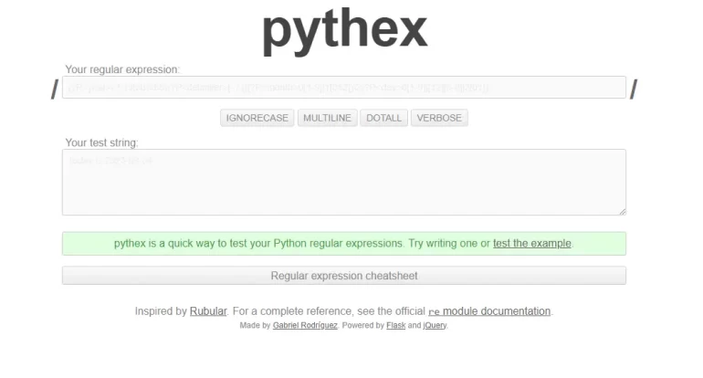 Pythex