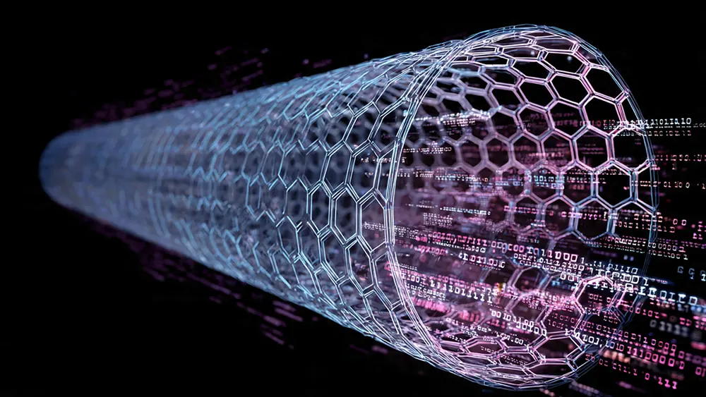 Visual representation of a VPN tunnel protected by lattice-based post-quantum cryptography