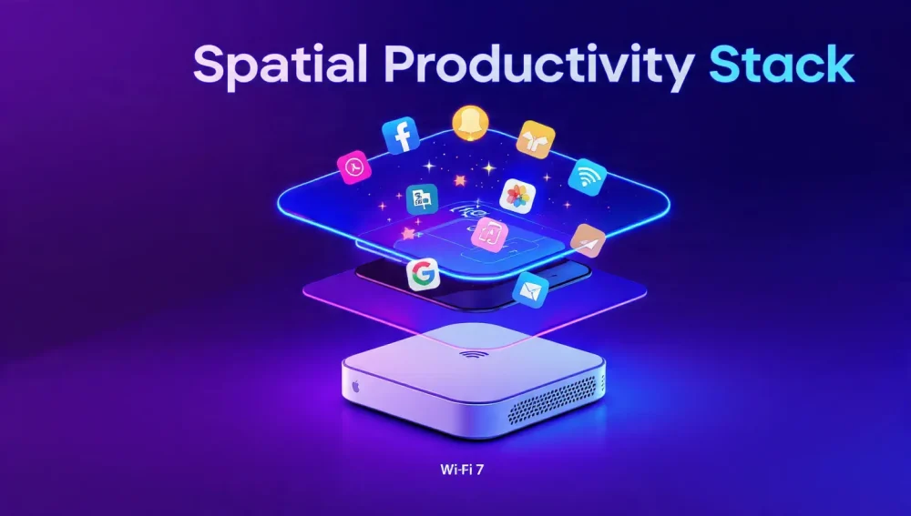 The Spatial Productivity Tech Stack infographic.