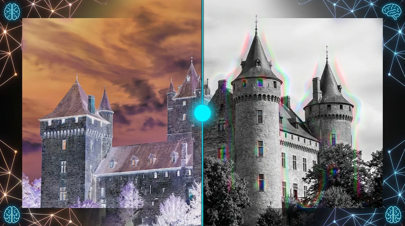 Black and White to Color Optical Illusion: Science, Creation & Viral ...