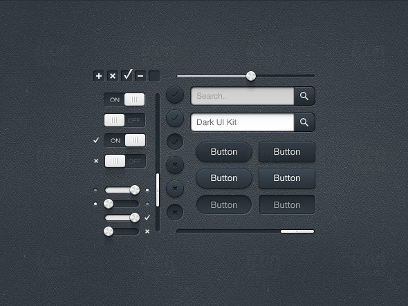Dark UI Kit-1