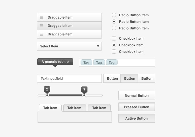 Soft White UI Kit