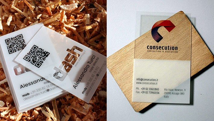 Clear & Attractive Transparent Business Cards