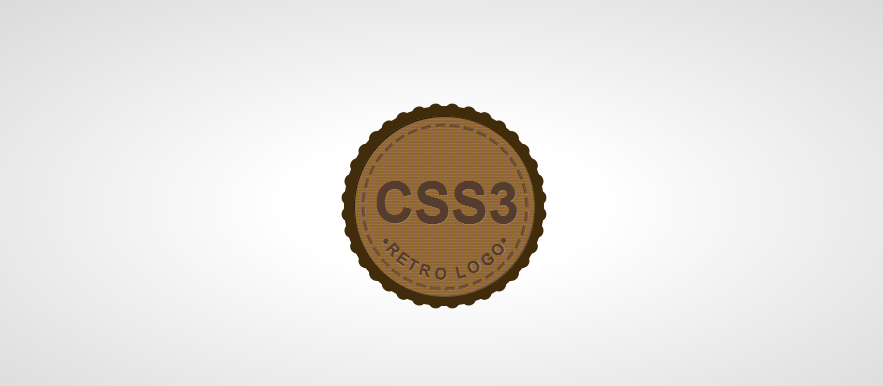 CSS3 Retro Logo