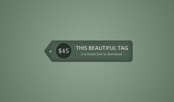 price tag psd