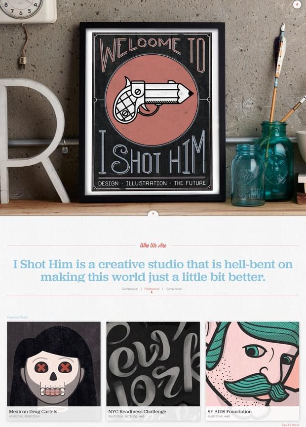 Typography web design