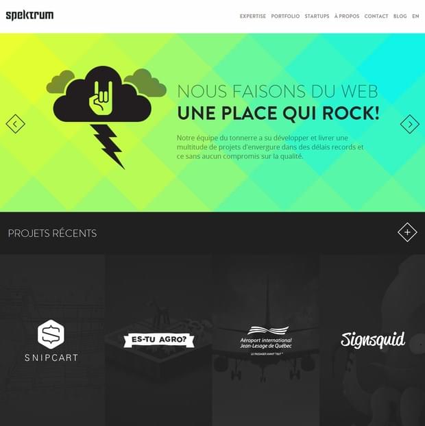 Clean web design