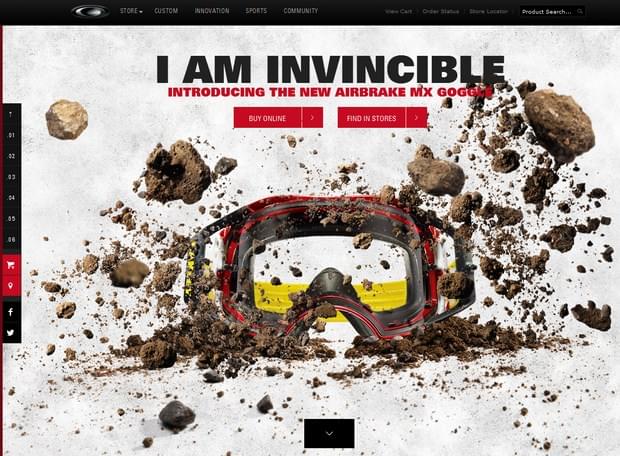 Full screen web design