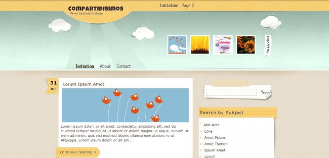 Collection of free blogger templates