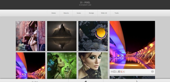 Collection of free blogger templates