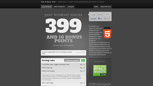 HTML5 test