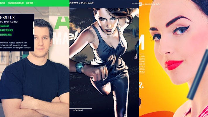 Examples of Parallax Web Design