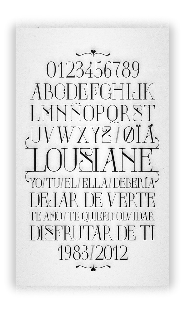 Lousiane (free font)