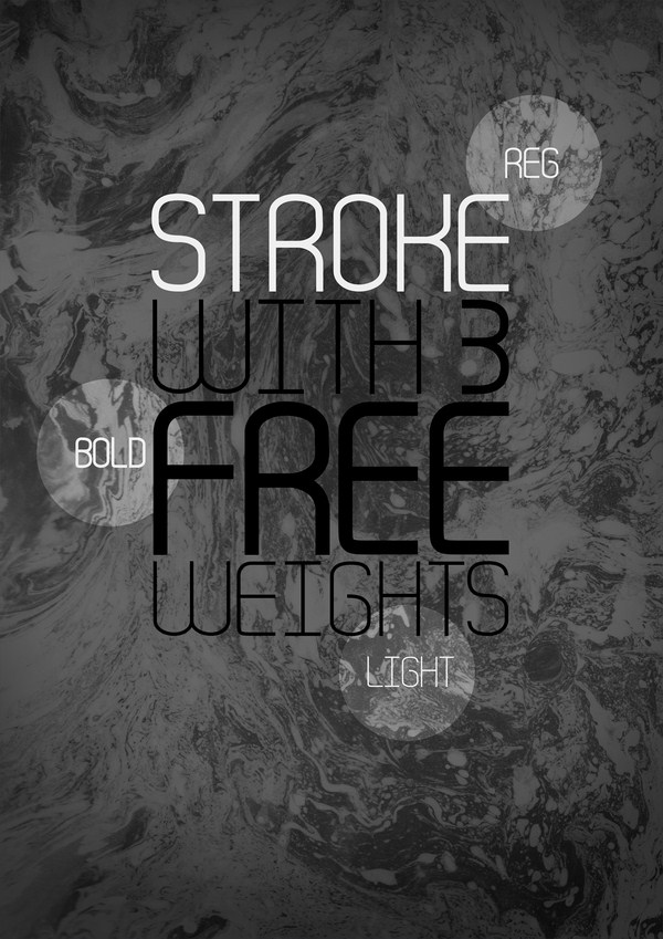 Stroke - Free font