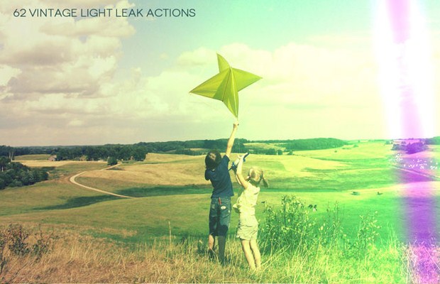 Vintage Light Leak Actions