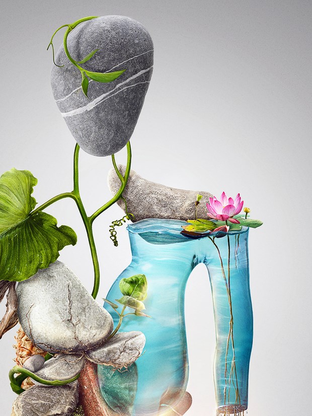 Nature Man - Digital illustration - Photo Manipulation
