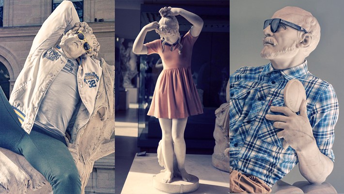 Classical Sculptures Dressed Leo Caillard