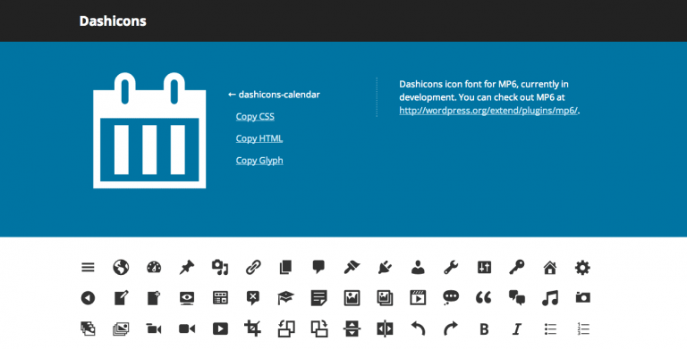 Add Dashicons in WordPress Themes and Plugins