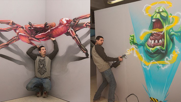 Amazing 3D Painting by Brain Mash
