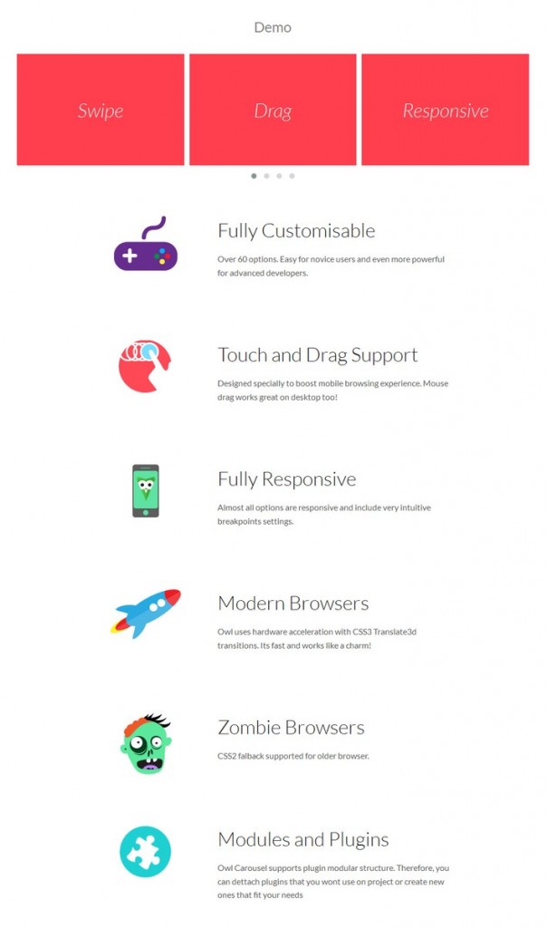 JQuery Carousel Slider Free Download - Owl Carousel 2