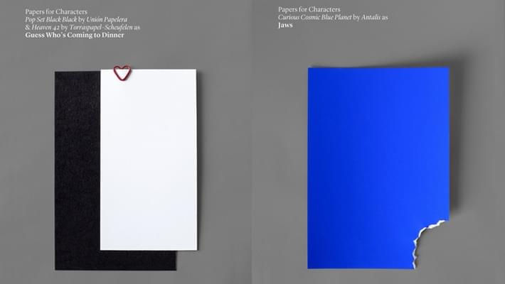 Creative Film Posters Made from Paper