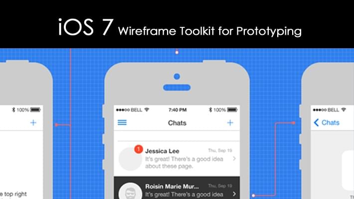 Download free iOS 7 iPhone Wireframe Toolkit for Prototyping