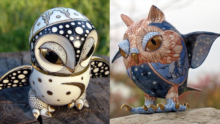 Ukrainian Artist Duo Creates Porcelain Creatures