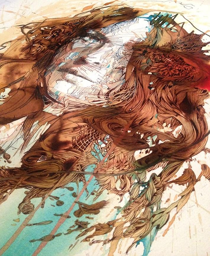 Ink-and-Tea-Portraits-at-London-Art-Fair-2015