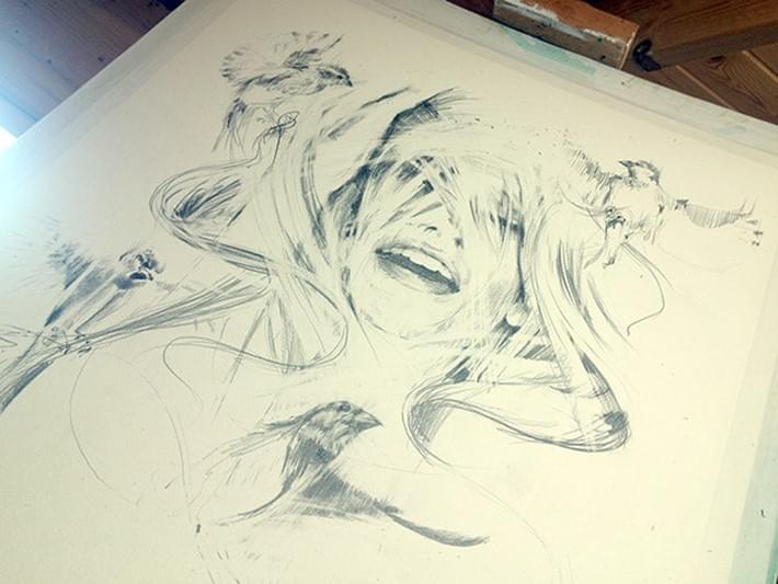 Ink-and-Tea-Portraits-at-London-Art-Fair-2015