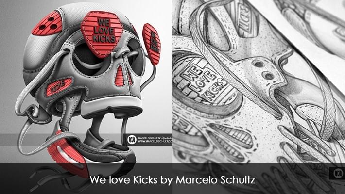 We love Kicks by Marcelo Schultz