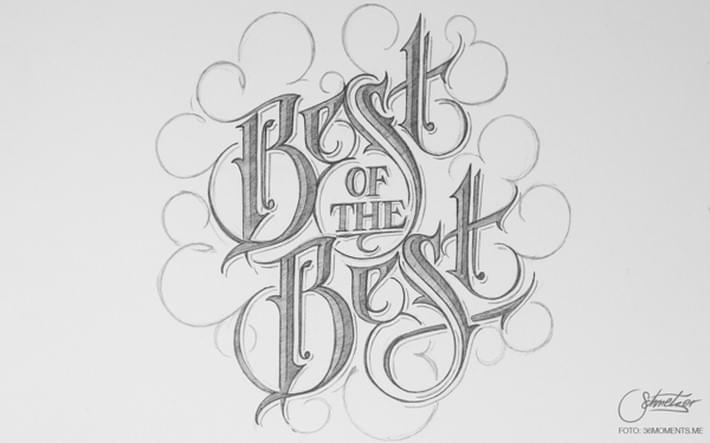 Excellent Typography Sketches and Illustration