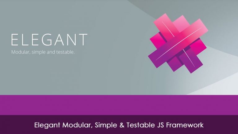 Elegant Modular, Simple & Testable JS Framework