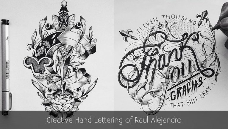 Creative Hand Lettering of Raul Alejandro