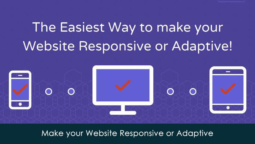 Make your Website Responsive or Adaptive
