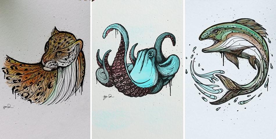 Brilliant Animal Alphabet Illustrations