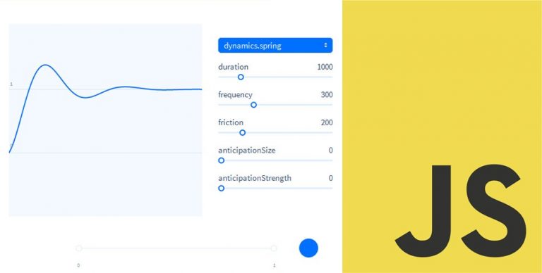 JavaScript library to create physics-based animations