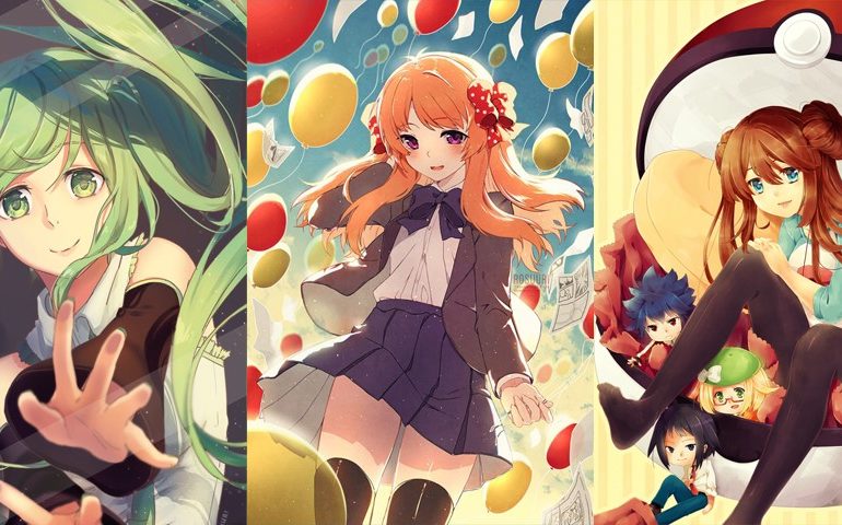 Beautiful Manga and Anime Paintings