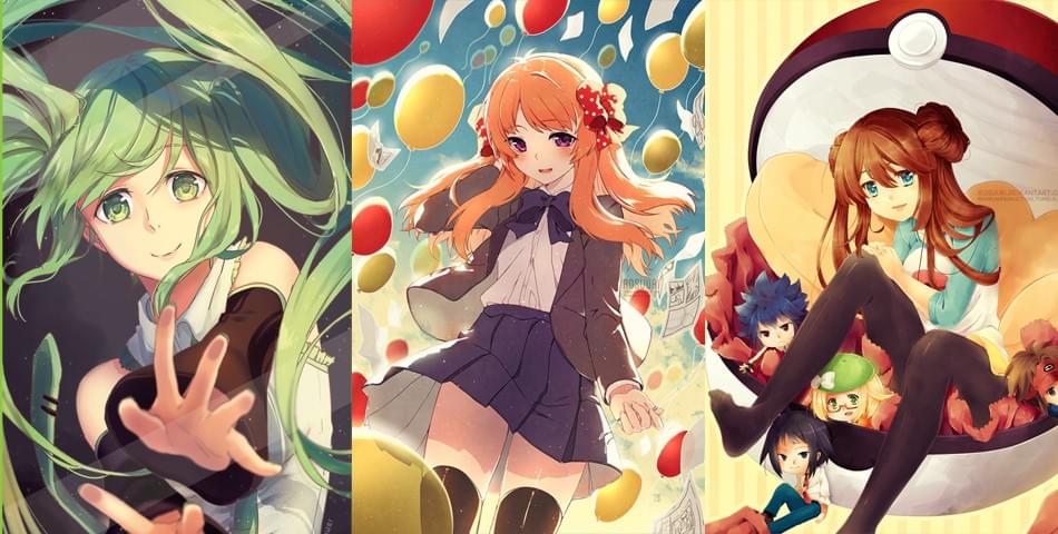 Beautiful Manga and Anime Paintings