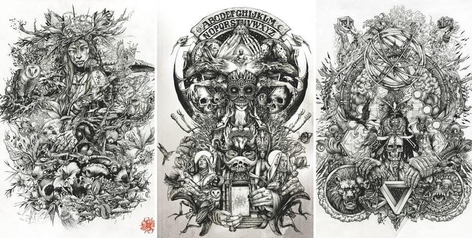 Brilliant Intricate Drawings of DZO Olivier