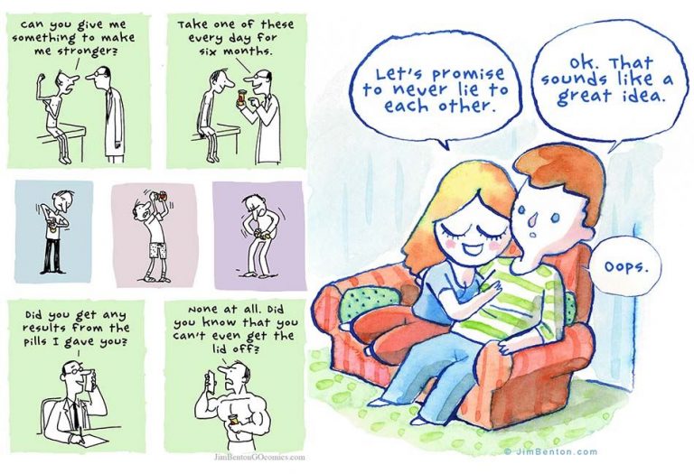 20 Funny Comics by Jim Benton